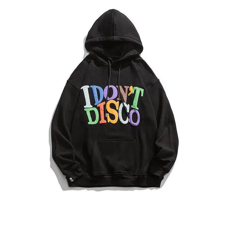 

Designer Rainbow Logo Three-dimensional Foam Printing Loose Casual Hooded Women's Pullover Unisex Streetwear Fashion Men Hooded