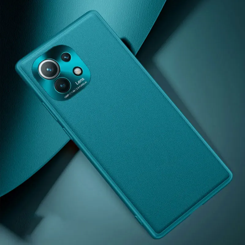 

For Xiaomi Mi 11 Lite 5G Case Luxury Full Protection Leather Back Cover For Xiaomi Mi 11 Lite Case Mi11 Lite Bumper Mi 11Lite