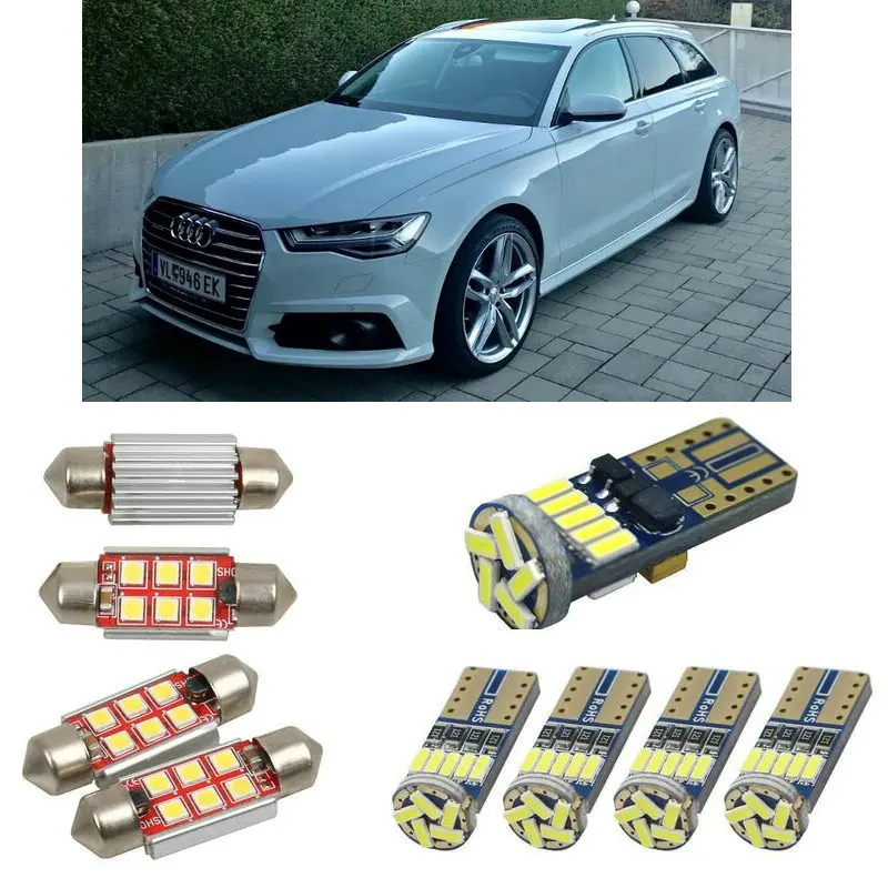Внутренние светодиодные Автомобильные фары для audi A6 avant 4g5 4gd c7 Купольные лампы