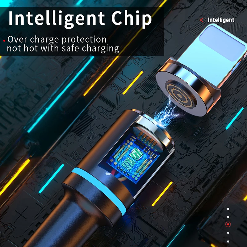 Магнитный кабель Micro USB type C для iPhone samsung Android Быстрая зарядка usb type C кабель 3 м type-C шнур Магнитный адаптер зарядного устройства