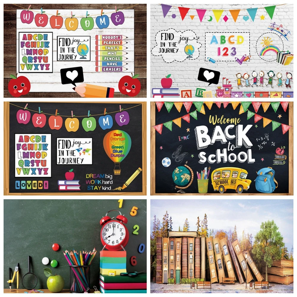 Фон для фотосъемки с изображением Школьной Доски класс 2020 Выпускной фон