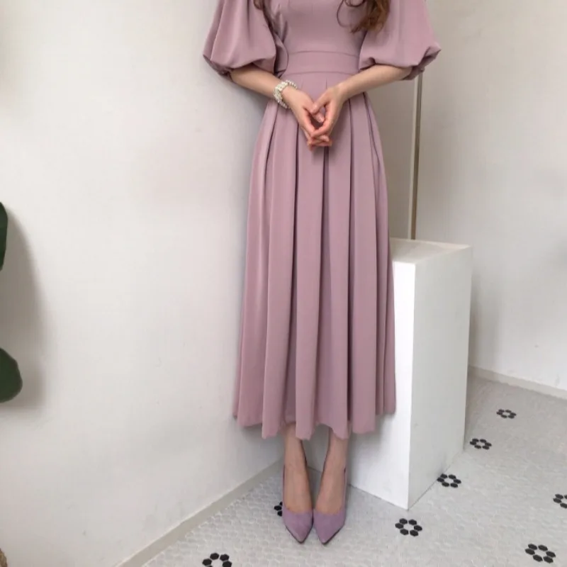 Элегантные летние шифоновые платья женское офисное Бандажное платье миди с