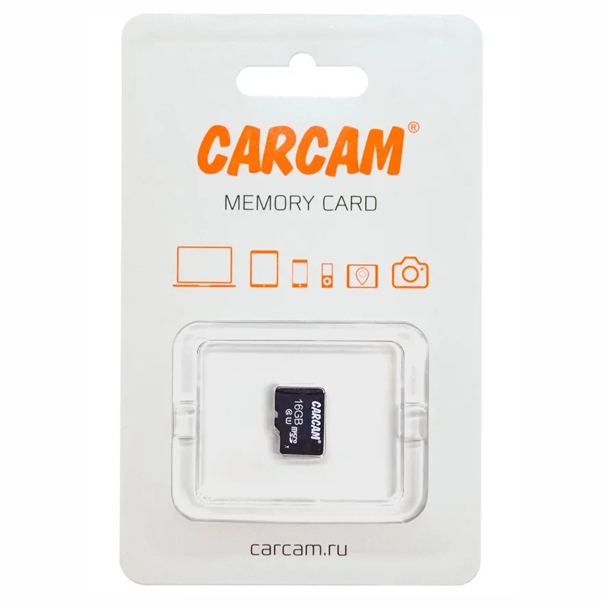 CARCAM microSDHC 16GB Class 10 карта памяти micro SD | Компьютеры и офис
