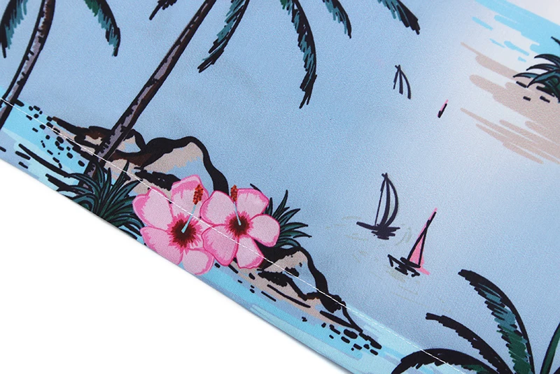 

Harajuku Full Print Tress Short-sleeved Hawaiian Shirt Men's Hip Hop Loose Couple Casual Flower Summer Shirt