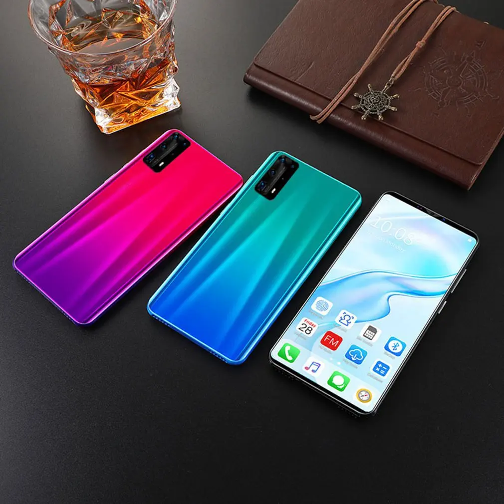 

P40 Pro 5 Inch Dual-Core Smartphone Screen Smartphone 512M+4G Android Smartphone 3D Glass Plated Back Cover