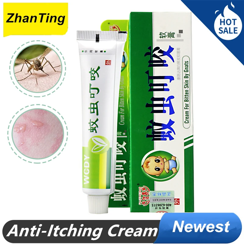 Анти зуд крем рельеф охлаждения обновления в китайском стиле из трав медицинская