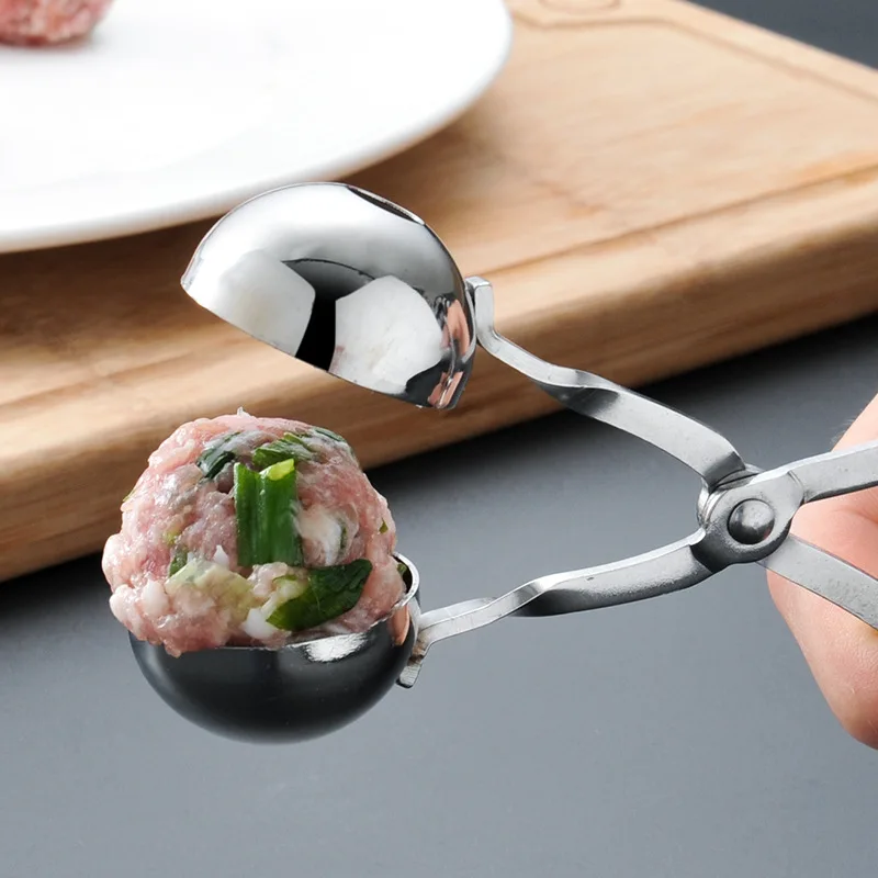 Приспособление для приготовления мяса рыбы риса фруктов мороженого мяча совок