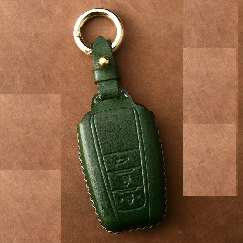 Чехол для автомобильного ключа из натуральной кожи чехол Toyota Camry Corolla C HR CHR Prado RAV4