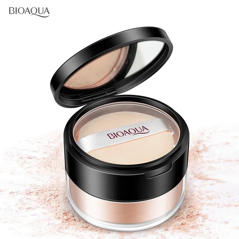 

BIOAQUA Matte Loose Setting Powder Oil Control Soft Light Silk Face Concealer Skin Finish Powder Translucent Foundation Makeup