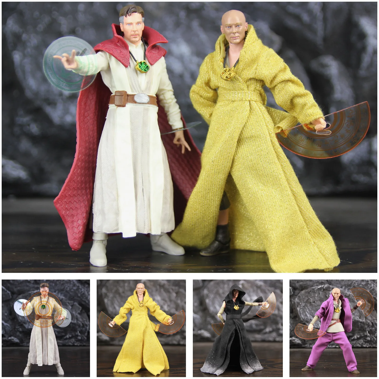 

Master Dr.Strange Stephen Vincent & Ancient One Yao 6" Action Figure Custom Toys Doll Model