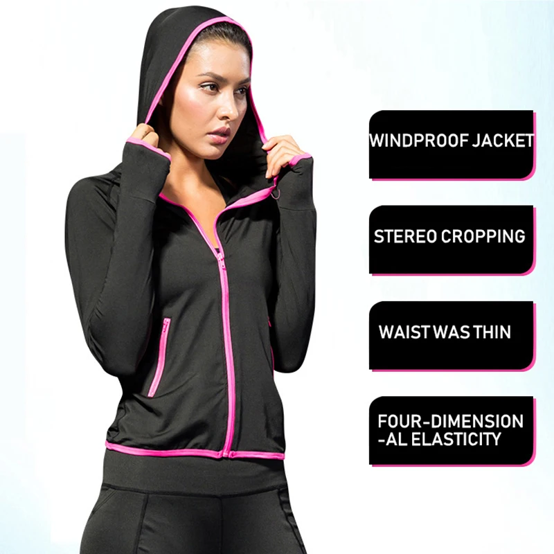 XL 2XL быстросохнущая Женская куртка для бега спортивная фитнеса тренажерного зала