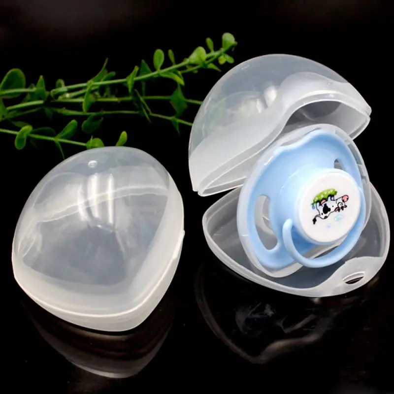 

Portable Baby Pacifiers Box Infant Boy Girl Pacifier Case Cot Baby Pacifier Hold Plastic Box Wholesale Nipple & Accessories