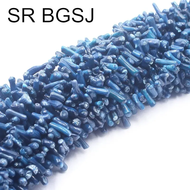 Бесплатная доставка 6 12 мм темно синие ветки морские бамбуковые коралловые чипы