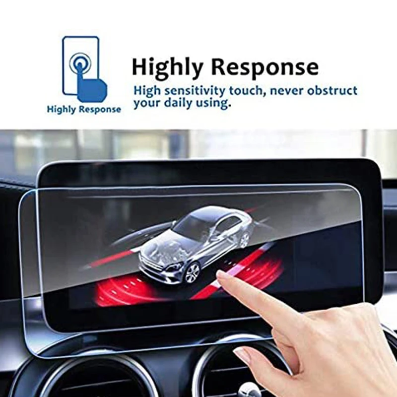 

10.25 Inch Car GPS Navigation Sn Protector Tempered Glass Film for Benz C-Class W205 2019