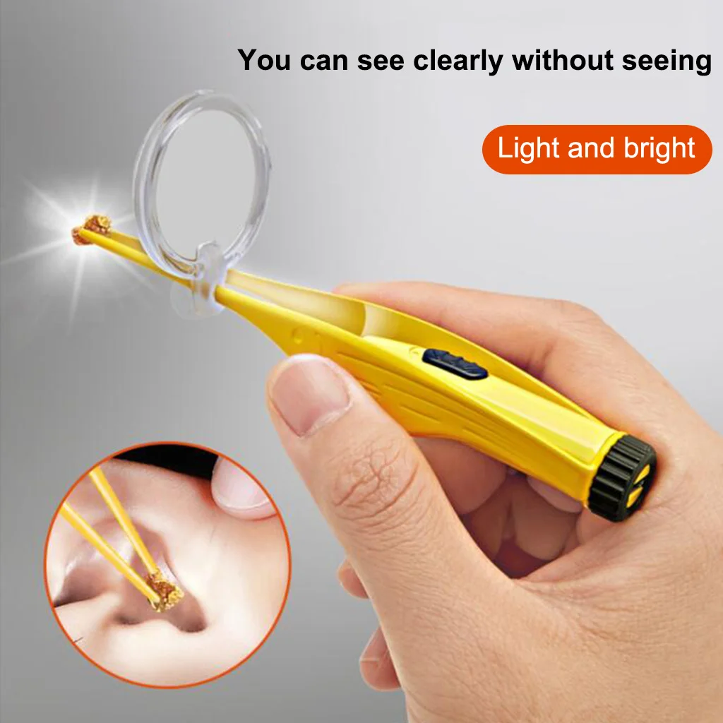 

Usb Led Flashlight Earpick Ear Cleaner Wax Removal Tool +magnifier Ear Picker Ear Care Products