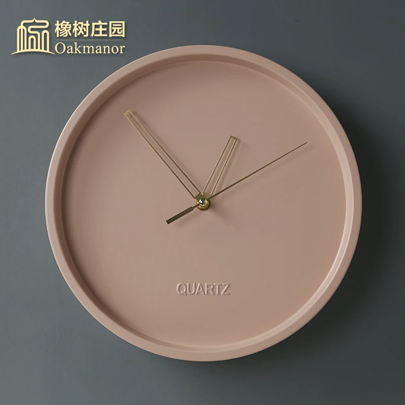 

Europe hanging clock simple living room household creative personality light luxury metal bedroom mute quartz clock BB50WC