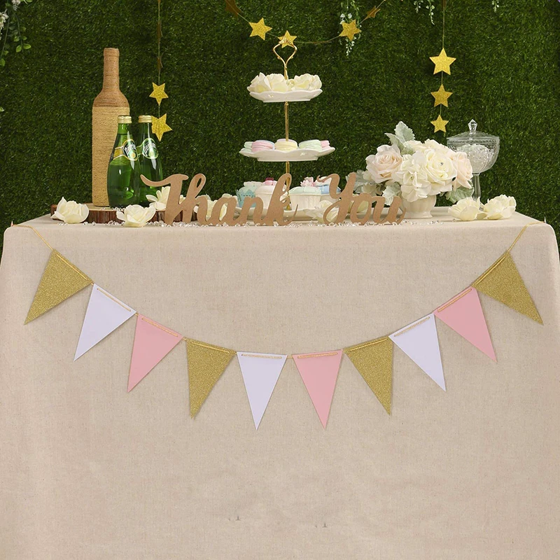 3 м Бумага Вымпел знамя флаги Треугольники овсянка для девичника подходит