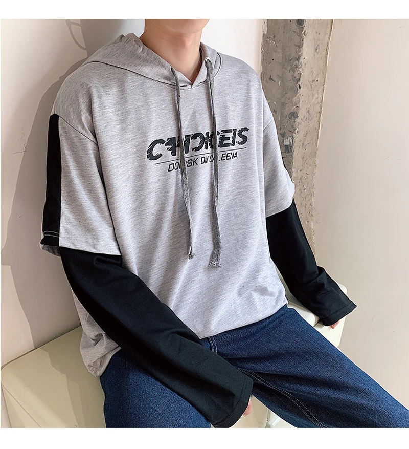 LAPPSTER Men Patchwork Crane Oversized Hoodies Mens Japanese Streetwear Hip Hop Sweatshirts Male Harajuku Kpop Hoodie 5XL