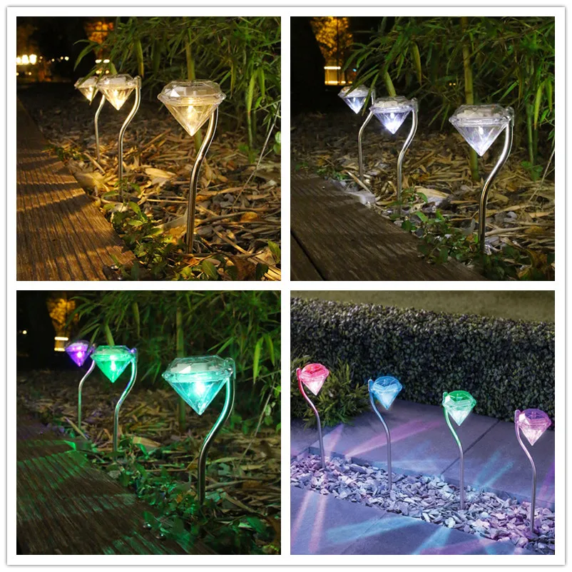 

1/2/4pc solar led light outdoor Diamond Light solar outdoor lights garland Christmas Lights Waterproof led lights for decoration