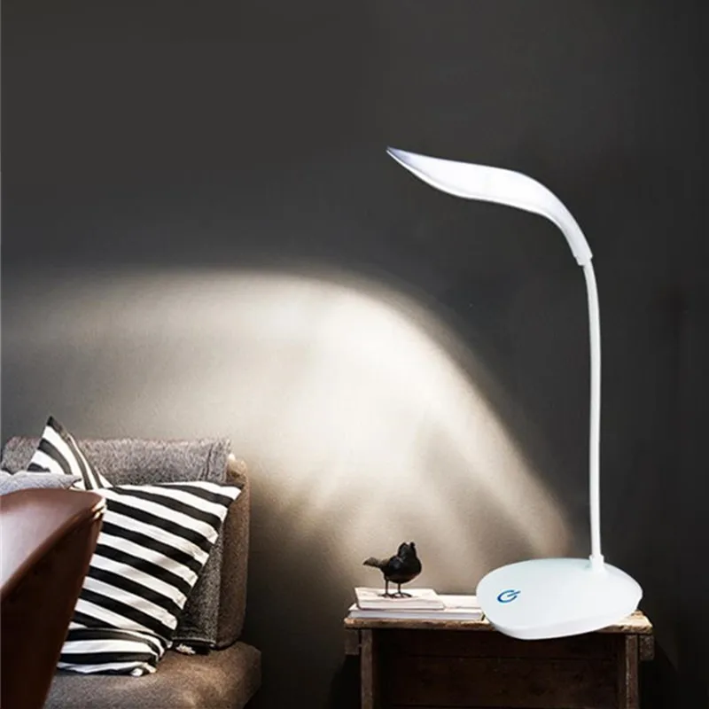 

LED Desk Lamp Foldable Dimmable Touch Table Lamp USB Recharge Powered Night Light Study Lamp Reading Lamp Portable Table Lamp