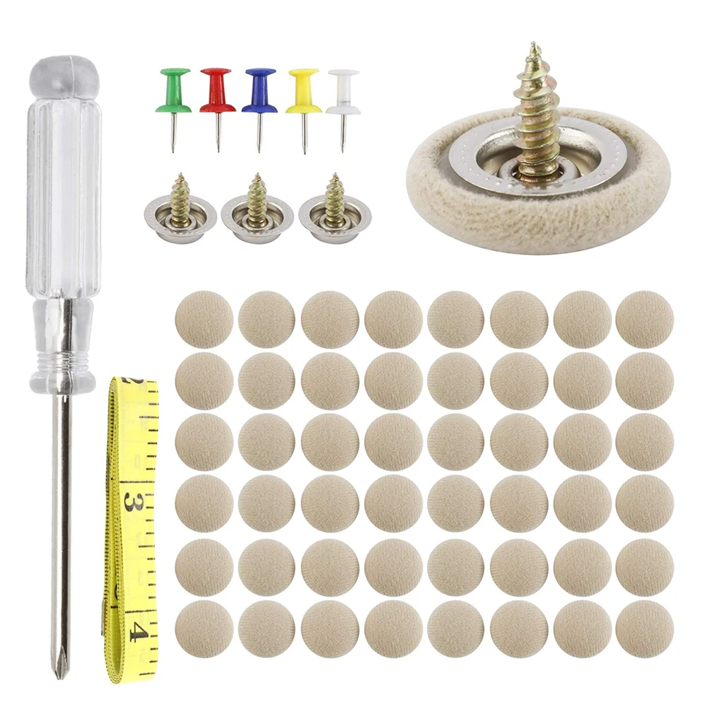

Car Roof Repair Rivets Headliner Repair Button 50 pcs Auto Roof Snap Rivets Retainer for Interior Ceiling Cloth Fixing Buckle