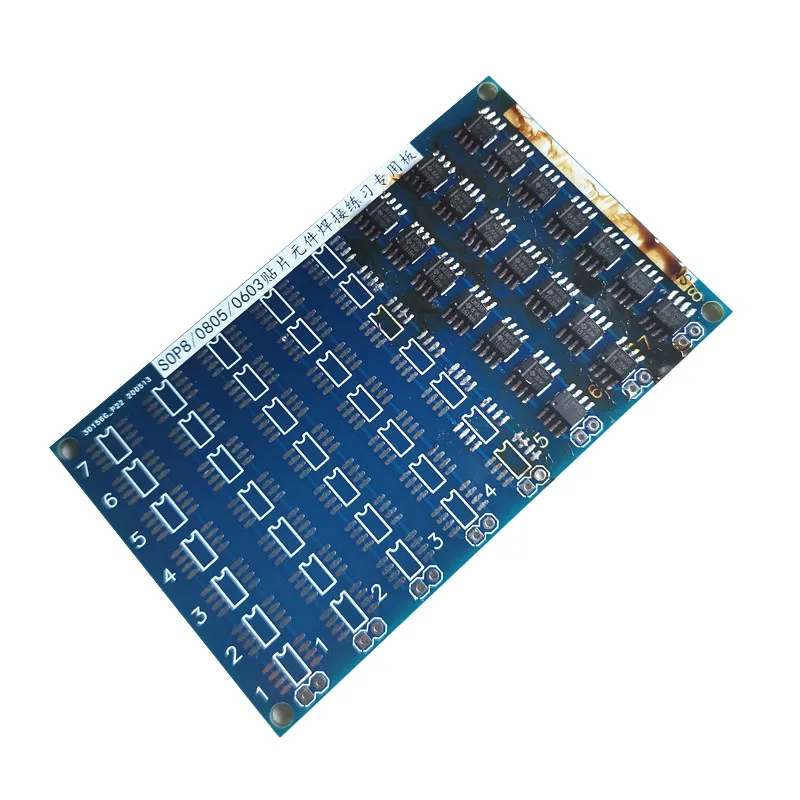 SOP8 SMD компонент сварочная тренировочная доска 0805 0603 Op amp сварочный набор|Печатные