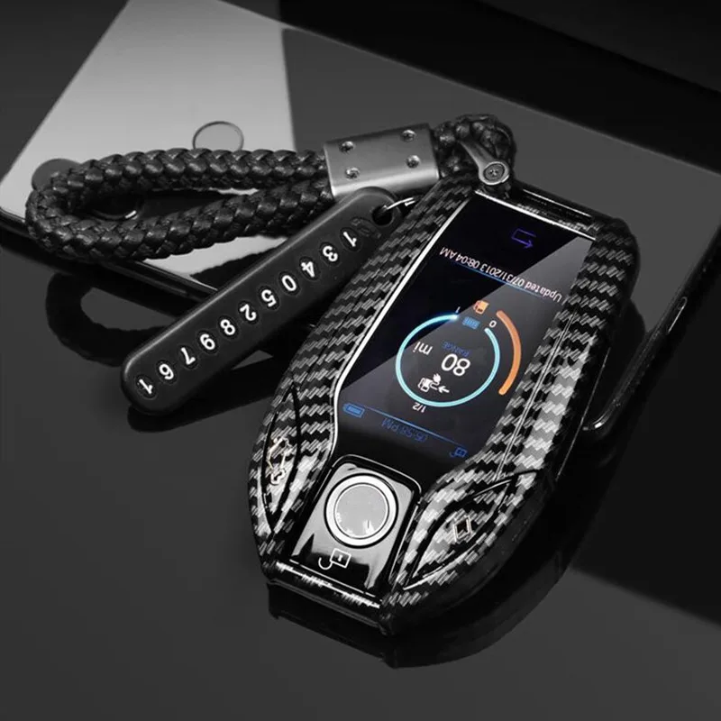 

Подходит для BMW 1357 серии X1 X3 X5 x6x7 F30 F34 G31 G30 G30 G01 F15 G05 I3 M4, новый светодиодный интеллектуальный дисплей, корпус ключа для автомобиля
