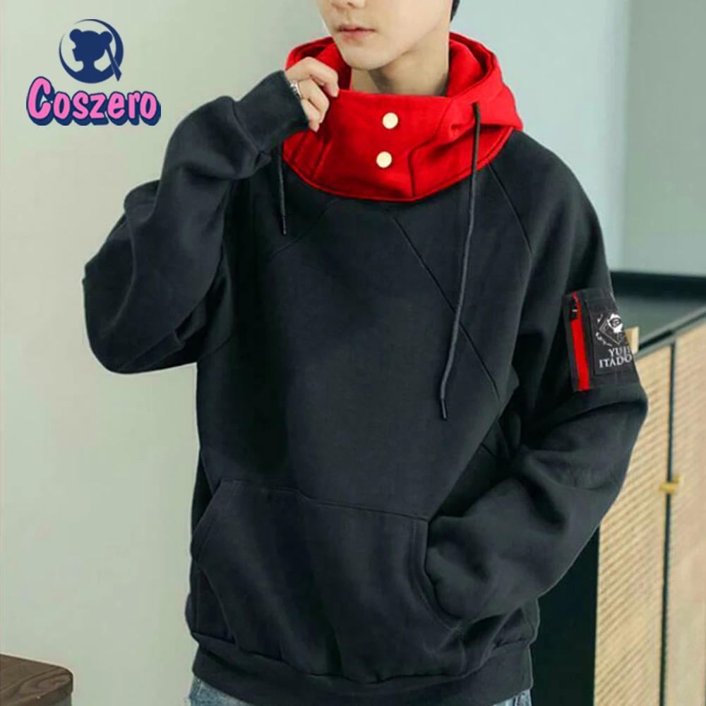 

New Anime Jujutsu Kaisen Pullover Coat Men Women Casual Hoodie Jacket Cosplay Black Streetwear Harajuku Yuji Itadori Sweatshirts