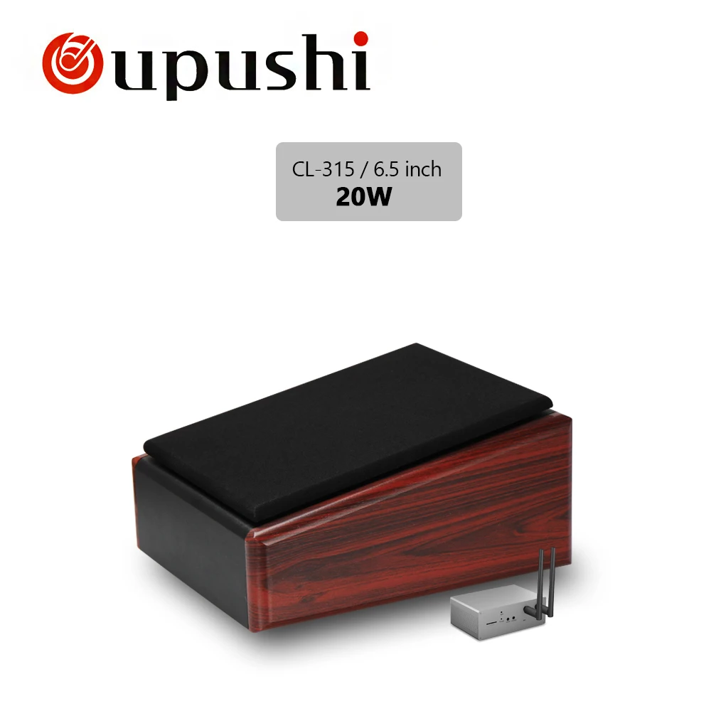 Oupushi Wifi высококачественный настенный динамик, акустическая система, настенное крепление, аудио деревянный внутренний динамик - Цвет: CL315