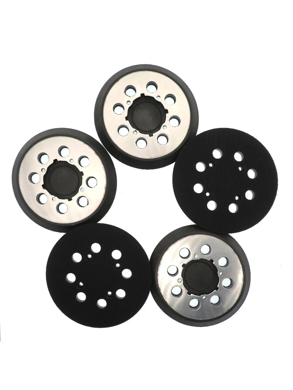 Лидер продаж 5-дюймовая орбитальная шлифовальная машина с 8 отверстиями подложка