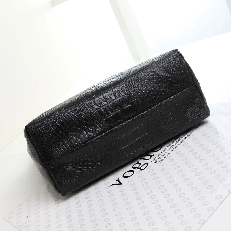 NIGEDU женские Сумки из искусственной кожи с крокодиловым лицевым покрытием