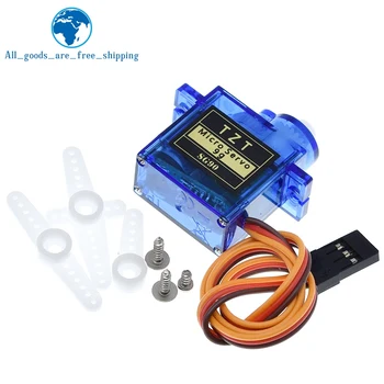TZT Official Smart Electronics Rc Mini Micro 9g 1.6KG Servo SG90 for RC 250 450 Helicopter Airplane Car Boat For Arduino DIY 1