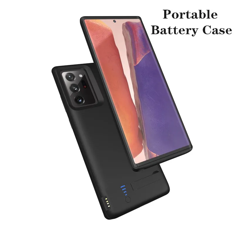 

6000 мАч портативный аккумулятор для телефона чехол для Samsung Galaxy Note 20 Ультра 5G внешний банк резервного питания зарядное устройство чехол