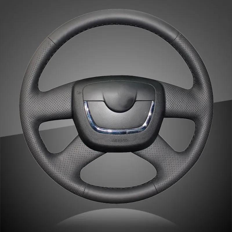 Оплетка на рулевое колесо автомобиля для Skoda Octavia a5 Superb 2012 2013 Fabia 2010 2014 интерьерные