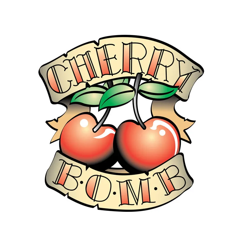 Мультяшные мечтательные вишневые наклейки украшение для автомобиля дверь тело