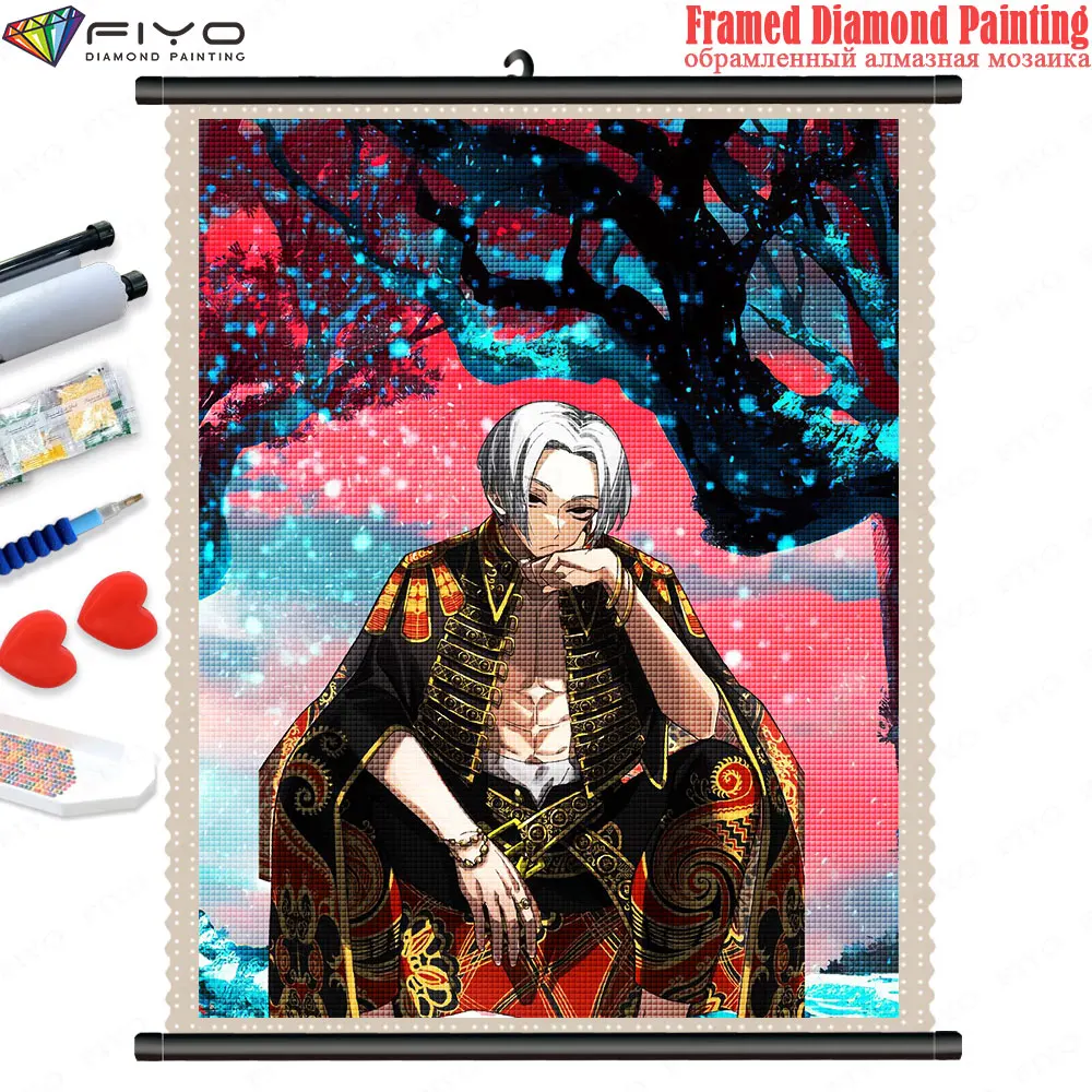 

Алмазная живопись 5D «сделай сам», аниме Токийский Алмазная мозаика с рисунком стразы, Декор для дома