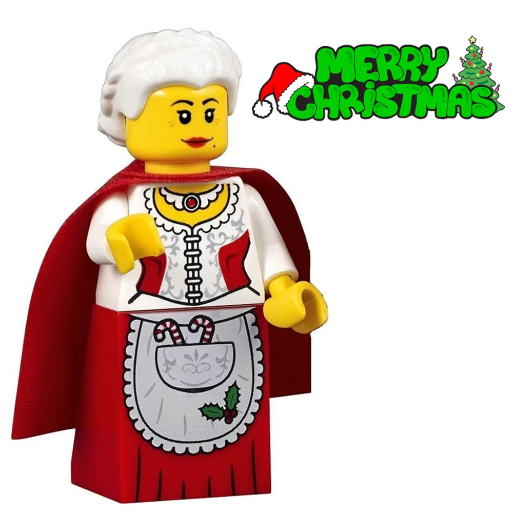 Одиночная продажа Mrs. Claus Рождество hol048 праздник Звездные войны DIY minifig Сделай Сам