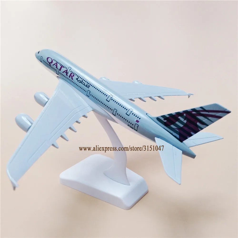 Модель самолета A380 модель из металлического сплава 20 см|Вертолеты самолеты