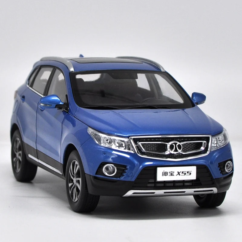 Высокое качество 1:18 Baic Senova X55 SUV литая модель для подарка коллекция| |