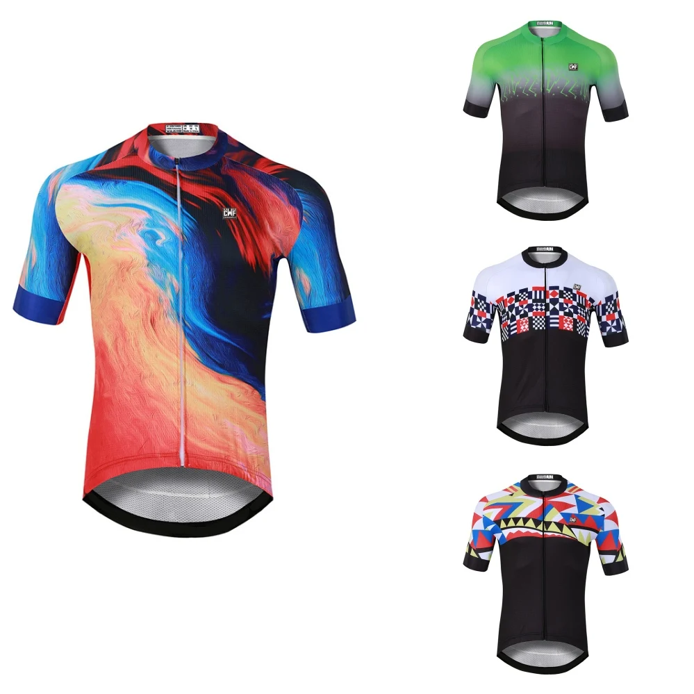 

2021 Men's Short Sleeve Cycling Jersey Top Mountain Bike MTB Road Bike Cycling sports ciclismo cycling jersey bicycle