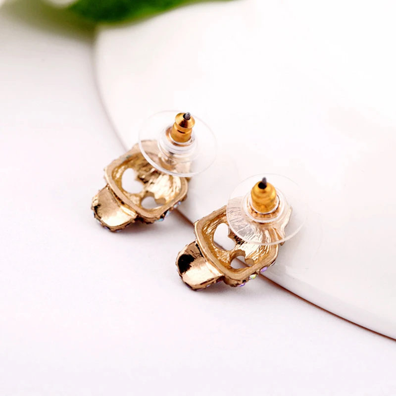 ER420 европейской и американской моды торговля Ювелирные Розы Цветочный череп