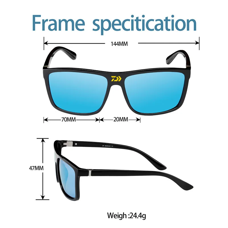 

Daiwa Fishing Glasses Outdoor Sport Fishing Sunglasses Men's Women Glasses Cycling Climbing Sunglasses Polarized Driving Glasses