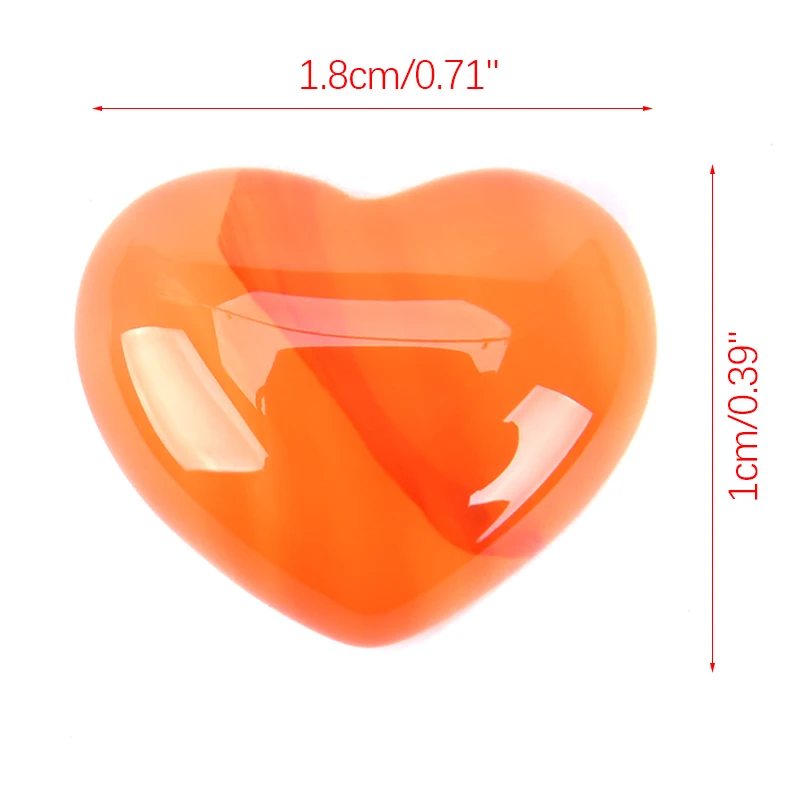 1 шт. 18 мм Мини Кварцевый Кристалл Камень Чакра Исцеление в форме сердца кристалл