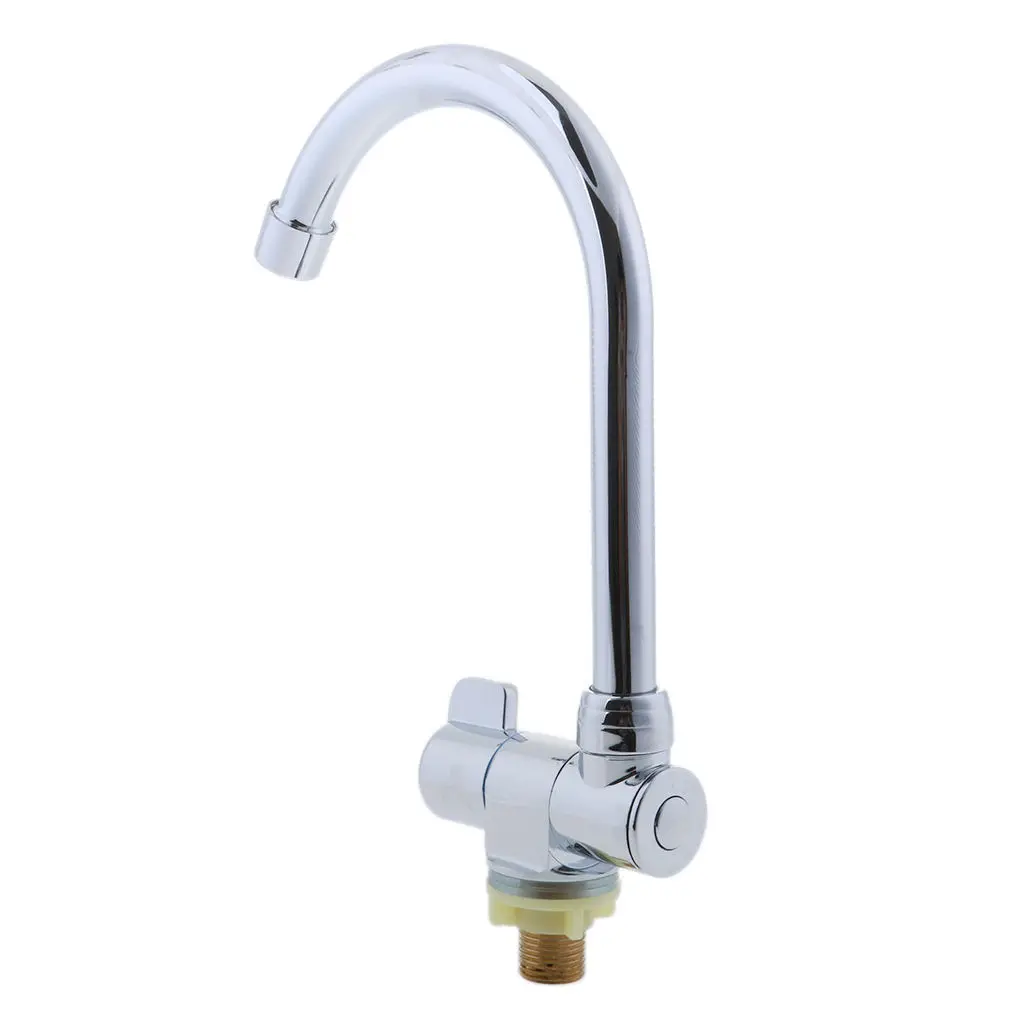 

Marine Boat RV 360 Rotation Bathroom Kitchen Single Cold Water Faucet #008