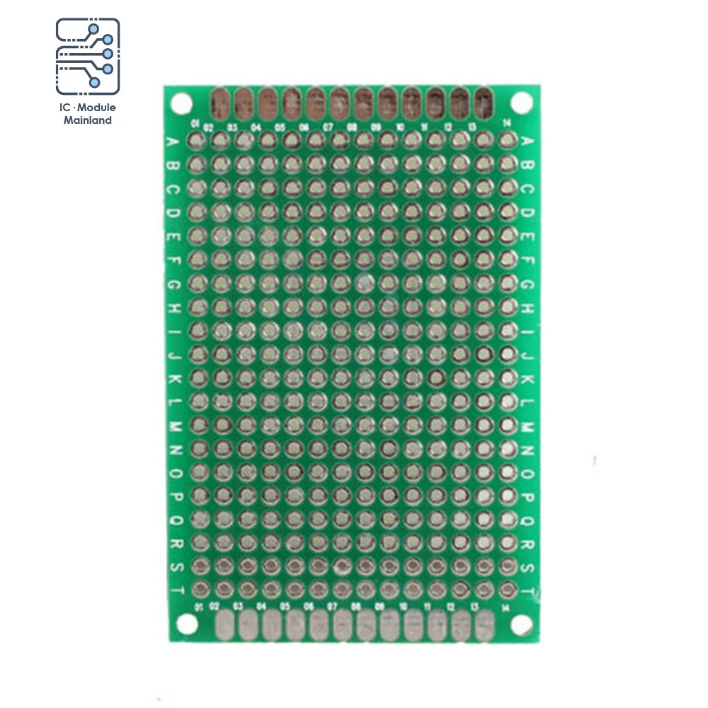 

Двусторонняя прототип печатной платы макетная плата 4x6 см FR4 стекловолокно 40x60 мм Комплект «сделай сам» Луженая универсальная плата расшире...
