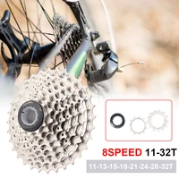 bike 8 speed cassette freewheel aluminum steel sprocket spare parts mtb road bike freewheel accessories 1113151821242832t