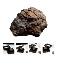 lithosiderite specimen real meteorite from space science ornament for school