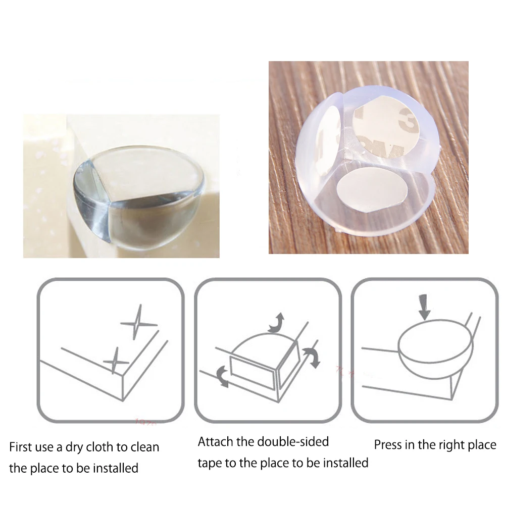 

Child Baby Safety Silicone Protector Table Corner Edge Protection Cover Children Anticollision Edge & Guards