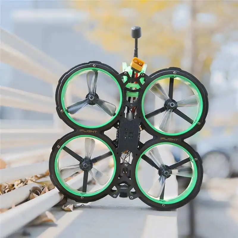 Квадрокоптер iFlight Green H V3 3 дюйма 6S 145 мм гоночный FPV CineWhoop с мотором XING-C 1507 SucceX-E Mini F7