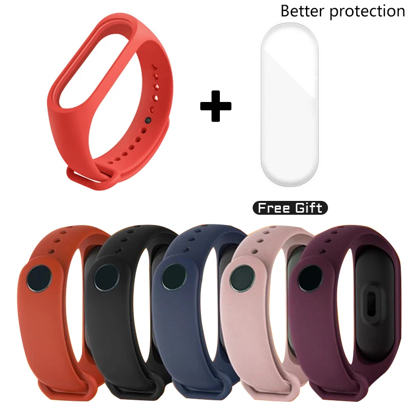 

Ремешок силиконовый сменный для Xiaomi Mi Band 6 5 4 3